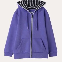 The Souled Store Kids Purple Cotton Regular Fit Full Sleeves Hoodie-picture-25