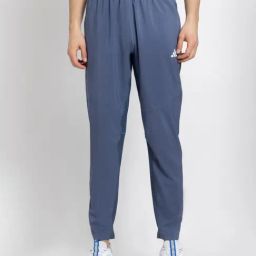 Adidas Blue Regular Fit Colour Block Trackpants-image-14