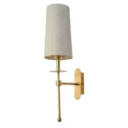 Fos Lighting Wall Sconce with Palm Motif Shade Long Arm Brass Antique Finish 40 W-picture-26