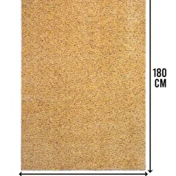 Saral Home Gold Polyester Antiskid Backing Modern Design Floor Carpet-image-86