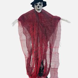 Little Surprise Box LLP Red & Black Scary Hanging Haired Floating Ghost Halloween Decor-image-91