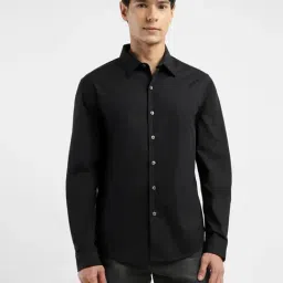 Levi's Black Cotton Slim Fit Shirt-picture-14