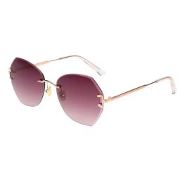 SCOTT Red UV Protection Irregular Sunglasses for Women-picture-40