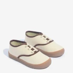 Yellow by Westside Beige Lace-Up Shoes-7