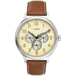 Timex Men Beige Round Dial Analog Watch - TWEG184SMU19-42
