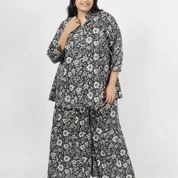 LASTINCH Black Floral Two-Piece-image-50
