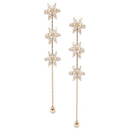 Jewels Galaxy Gold-Plated Handcrafted Floral Drop Earrings-46