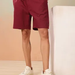 Mast & Harbour Men Pure Cotton Shorts-picture-27