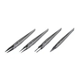 AS ONE Ceramic Tweezers Stainless Steel, KC-SDT-LN-18