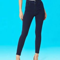Miss Chase Blue Skinny Fit High Rise Stretchable Jeans-picture-20