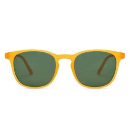 HUSTLR Green Wayfarer Polarised and UV Protected Lens Unisex Sunglasses image 2