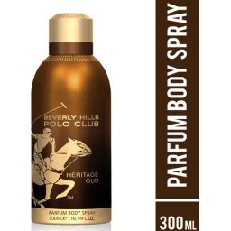 Beverly Hills Polo Club Heritage Oud Prestige Parfum Body Spray Deodorant for Men - 300 ml-image-71