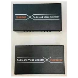 MakWorld Audio and Video Extender 60 m Signal Range 1920x1080 Pixel Supported Resolution , Black-36