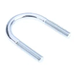 RS PRO M10 45mm Bright Zinc Plated Steel Round U-Bolt Model No 829946 Bag of 5 Pcs-image-7