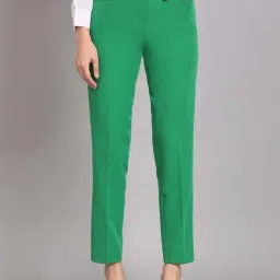 Powersutra Green Regular Fit Trousers-image-61
