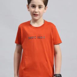 Monte Carlo Kids Rust Printed T-Shirt-image-79