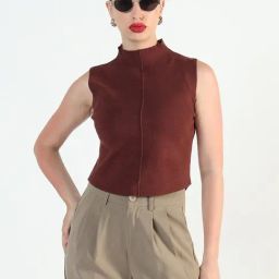 Showoff Brown Regular Fit Top-picture-26