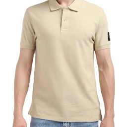 Calvin Klein Pale Khaki Regular Fit T-Shirt-image-0