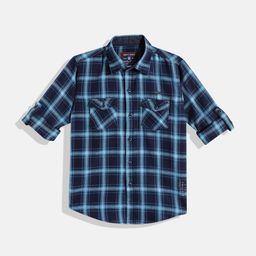 Monte Carlo Boys Checked Casual Smart Fit Shirt-image-84