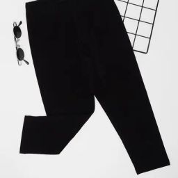 Pantaloons Junior Girls Black Cotton Leggings-picture-23