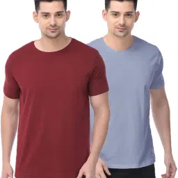 Color Capital Multicolored Regular Fit T-Shirt - Pack of 2-image-10