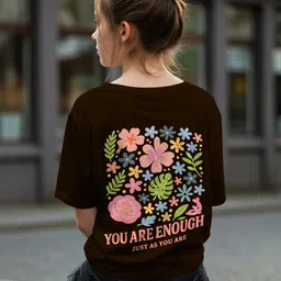 Dagcros Girls Black Floral Printed T-shirt-picture-27