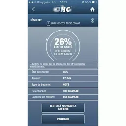 GYS Bluetooth Battery Tester with Alternator Support, 56664 image 3