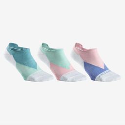 Artengo By Decathlon Pack Of 3 Colourblocked Ankle-Length Socks-12