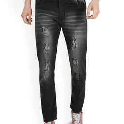 LINARIA Men Cotton Classic Slim Fit Mid-Rise Jeans-picture-4