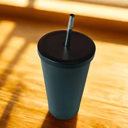 THE HOME CO. Black Solid Stainless Steel Matte Mugs Set of Cups and Mugs-12