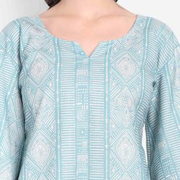 TILISM Printed Round-Neck Tunic With Trousers Co-Ords image 5