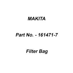 Makita Filter Bag Suitable For DVC260, Part No 161471-7-29