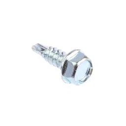 RS PRO Bright Zinc Steel M4.2 X 13 mm Hex Washer Head SS Tapping Screws, 5465806 (Pack of 100 pcs)-image-23