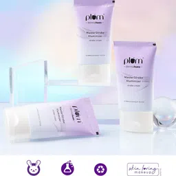 Plum MasterStrobe Ultra Lightweight & HD Glow Enhancer Illuminizer 30ml - Peach Perfect 02 image 3