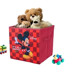 Aura Maroon & Black Disney Mickey Check Multi-Utility Organiser-36