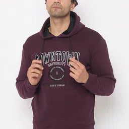 Duke Men Printed Hooded Sweatshirt-image-11