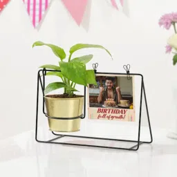 Personalized Growth And Memories Swing Planter-19