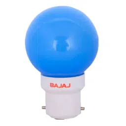 Bajaj Deco Ping Pong 0.5W Electric Powered Round LED Bulb Blue 830021 (Pack of 4)-image-6