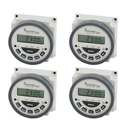Quick Sense Digital Timer Programmable Controller TM-619-30A Set Of 4 image 1