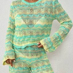Oh Rare Knitted Sweatshirt And Shorts-picture-13