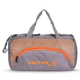 Vector X Blitz Polyester Gym Bag (Grey-Orange)-image-13