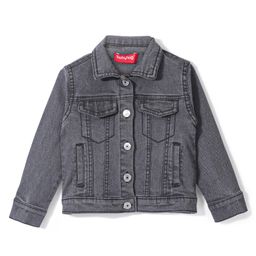 Babyhug Denim Full Sleeves Jacket With Pockets - Grey-picture-15