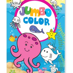 hellofriend books Sea Animals Colouring Book: Jumbo Copy Colouring - Practice Drawing, Painting, and Colouring with Reference for Kids-picture-27