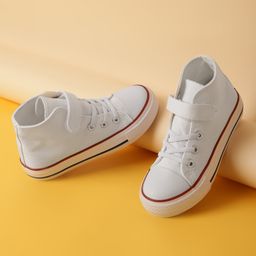 TRUFFLE COLLECTION Colour Blocked Velcro Closure Sneakers - White-image-83