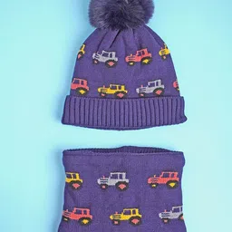Little Surprise Box LLP Unisex Kids Woollen Beanie-image-85