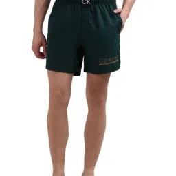 Calvin Klein Green Cotton Regular Fit Printed Boxers-picture-28