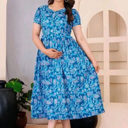 SSKfashions Floral Printed Fit & Flare Midi Dress-image-35
