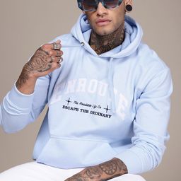 The Roadster Life Co. Printed Relaxed Fit Hooded Pullover Sweatshirt-image-36