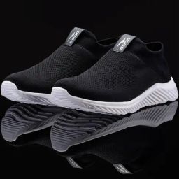Asian Men's Navy Walking Shoes-picture-48