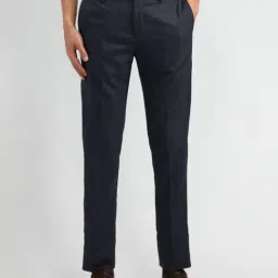 Arrow Blue Slim Fit Trousers-picture-6